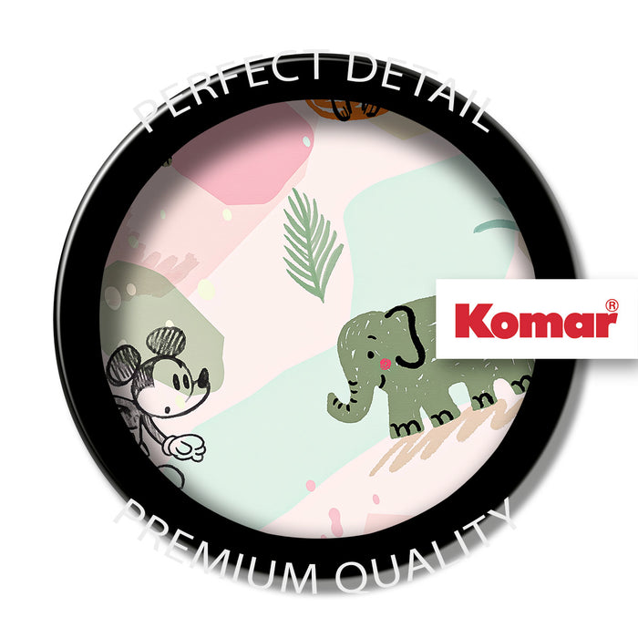 Komar NEU | Digitaldruck Vlies Fototapete - Mickey Safari - Größe 200 x 250 cm