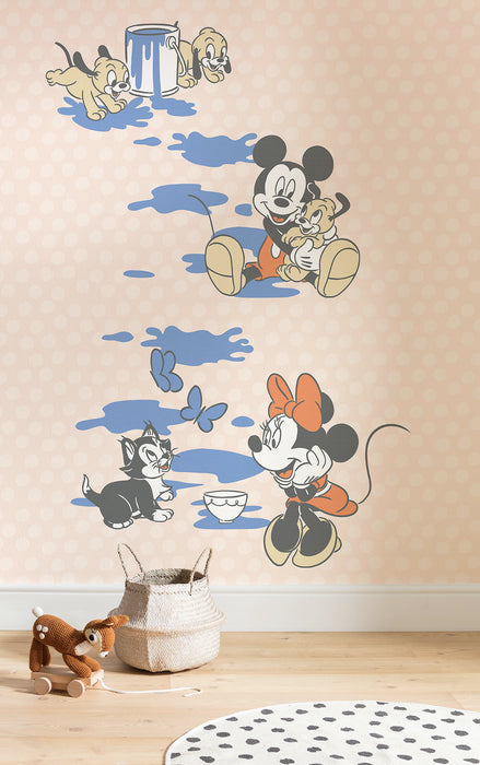 Digitaldruck Vlies Fototapete | Mickey Artsy Flow | 200 x 250 cm