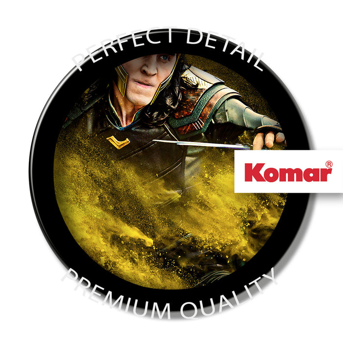 Komar NEU | Digitaldruck Vlies Fototapete - Loki Yellow Dust - Größe 200 x 250 cm