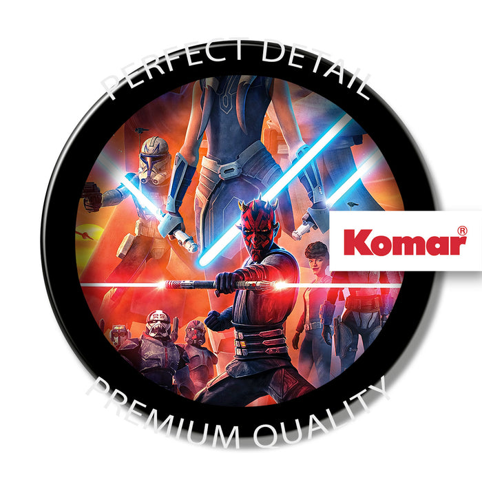 Komar NEU | Digitaldruck Vlies Fototapete - Star Wars Clone Wars Mission - Größe 200 x 250 cm
