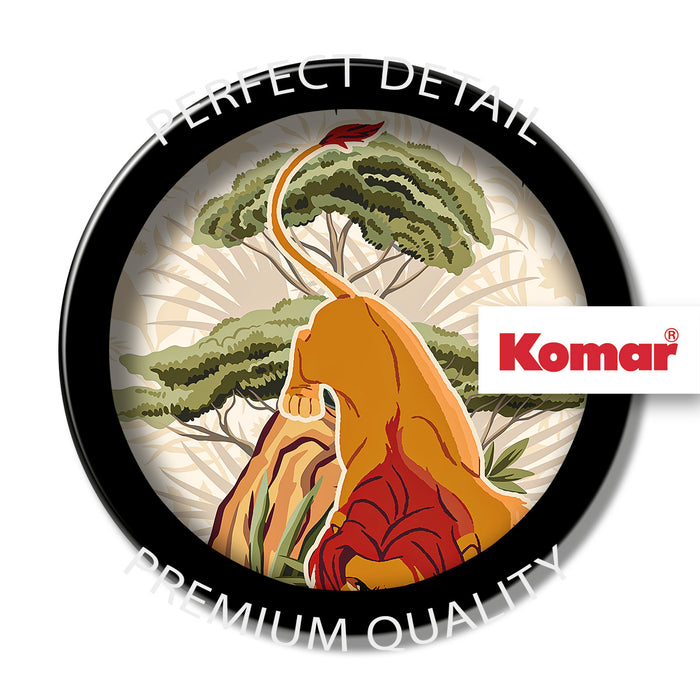 Komar NEU | Digitaldruck Vlies Fototapete - Lion King Long Live The King - Größe 200 x 280 cm