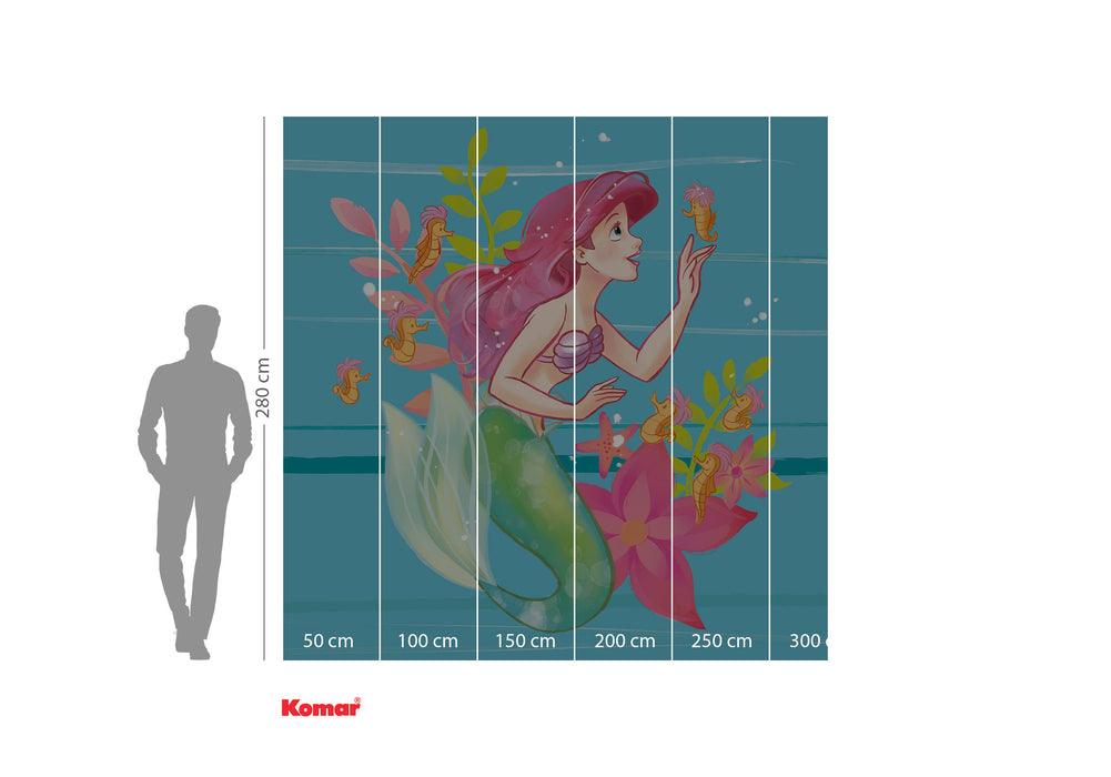 Digitaldruck Vlies Fototapete | Ariel Little Friends | 250 x 250 cm