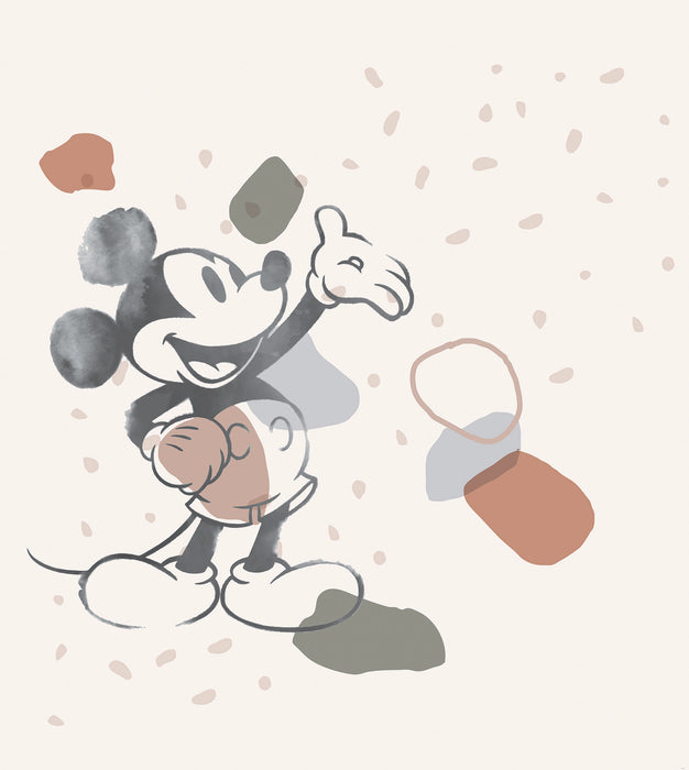 Digitaldruck Vlies Fototapete | Mickey Organic Shapes | 250 x 280 cm