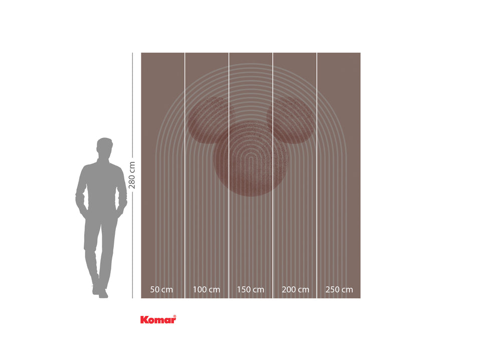 Digitaldruck Vlies Fototapete | Mickey Arc | 250 x 280 cm