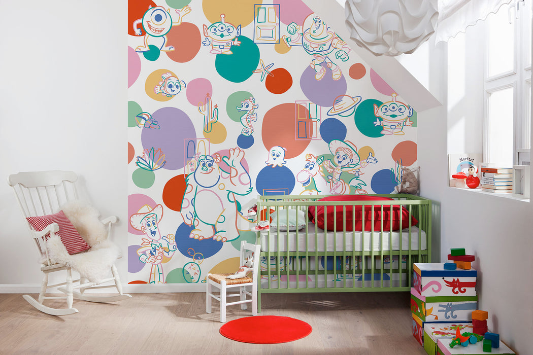 Komar NEU | Digitaldruck Vlies Fototapete - Pixar Memories - Größe 250 x 250 cm