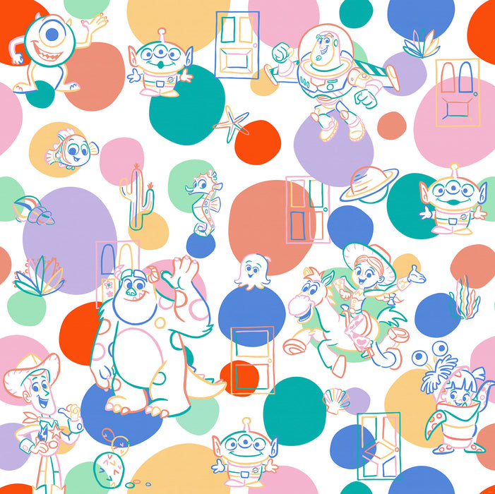 Digitaldruck Vlies Fototapete | Pixar Memories | 250 x 250 cm