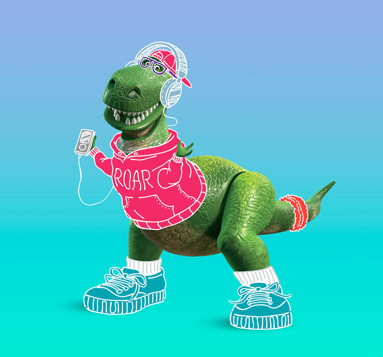 Digitaldruck Vlies Fototapete | Toy Story Roar | 300 x 280 cm