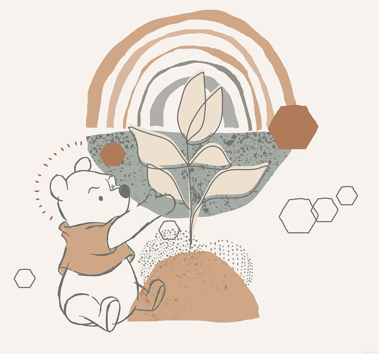 Digitaldruck Vlies Fototapete | Winnie the Pooh Grow | 300 x 280 cm