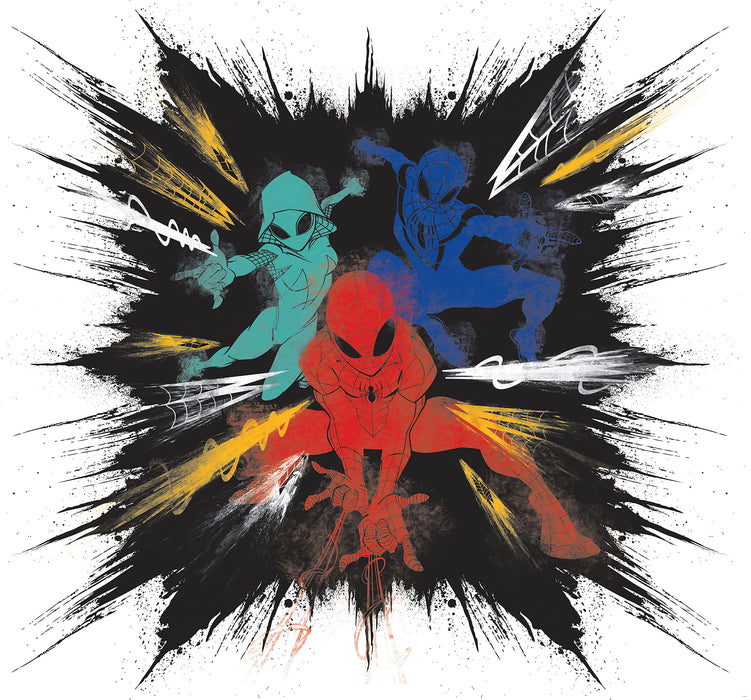 Digitaldruck Vlies Fototapete | Spider | Man Color Explosion | 300 x 280 cm