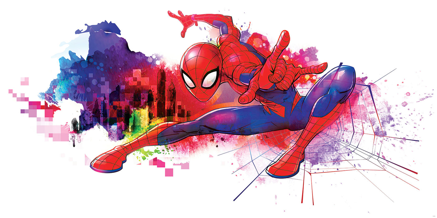 Digitaldruck Vlies Fototapete | Spider | Man Graffiti Art | 300 x 150 cm