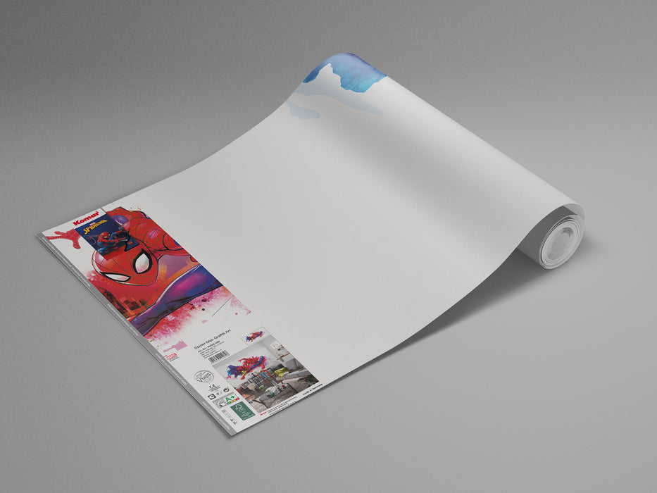 Digitaldruck Vlies Fototapete | Spider | Man Graffiti Art | 300 x 150 cm