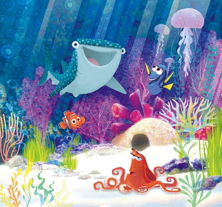 Digitaldruck Vlies Fototapete | Dory Aqua Party | 300 x 280 cm