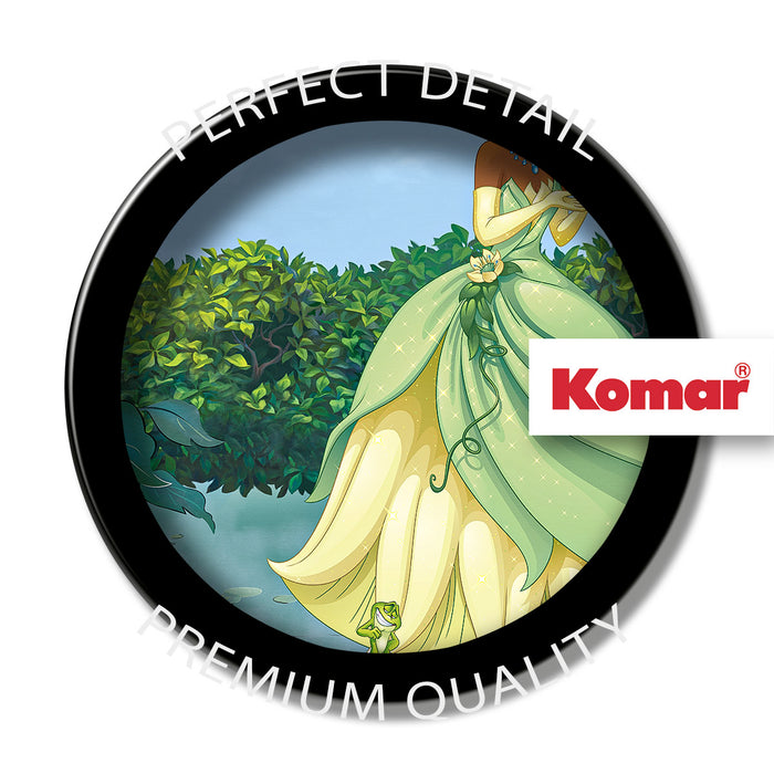 Komar NEU | Digitaldruck Vlies Fototapete - Tiana Lucky Pond - Größe 300 x 250 cm