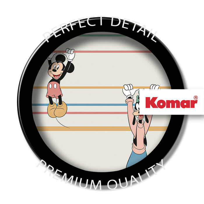 Komar NEU | Digitaldruck Vlies Fototapete - Mickey Hanging with Friends - Größe 300 x 250 cm