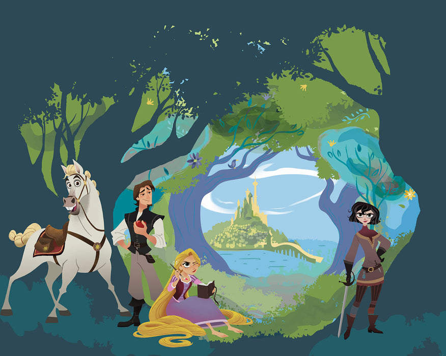 Digitaldruck Vlies Fototapete | Tangled | 350 x 280 cm