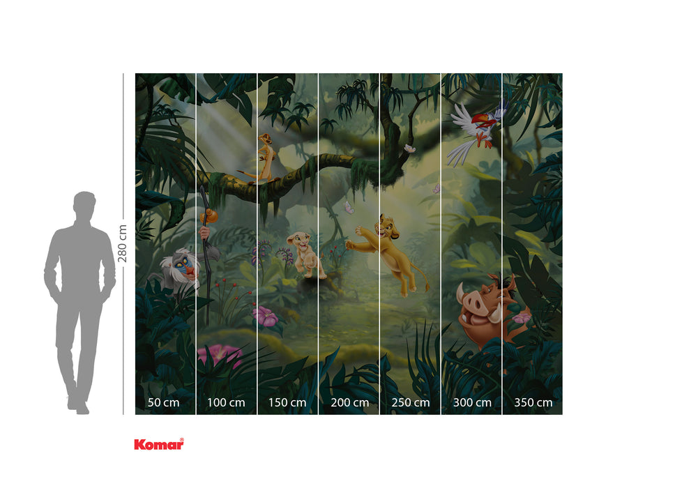 Digitaldruck Vlies Fototapete | Lion King Hakuna Matata | 350 x 280 cm
