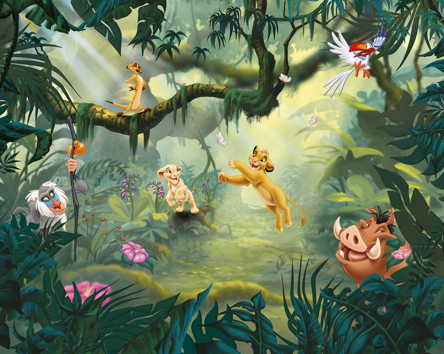 Digitaldruck Vlies Fototapete | Lion King Hakuna Matata | 350 x 280 cm