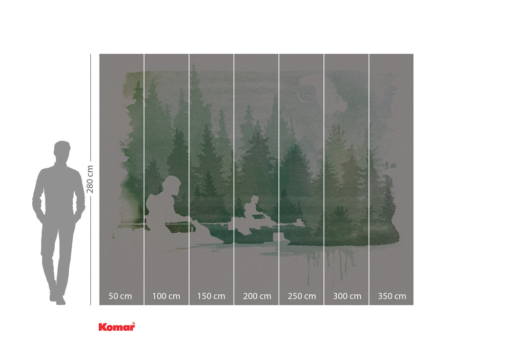 Digitaldruck Vlies Fototapete | Star Wars Endor Speeders | 350 x 280 cm
