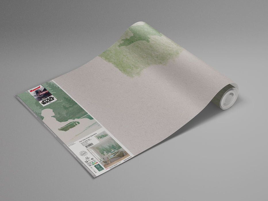 Digitaldruck Vlies Fototapete | Star Wars Endor Speeders | 350 x 280 cm