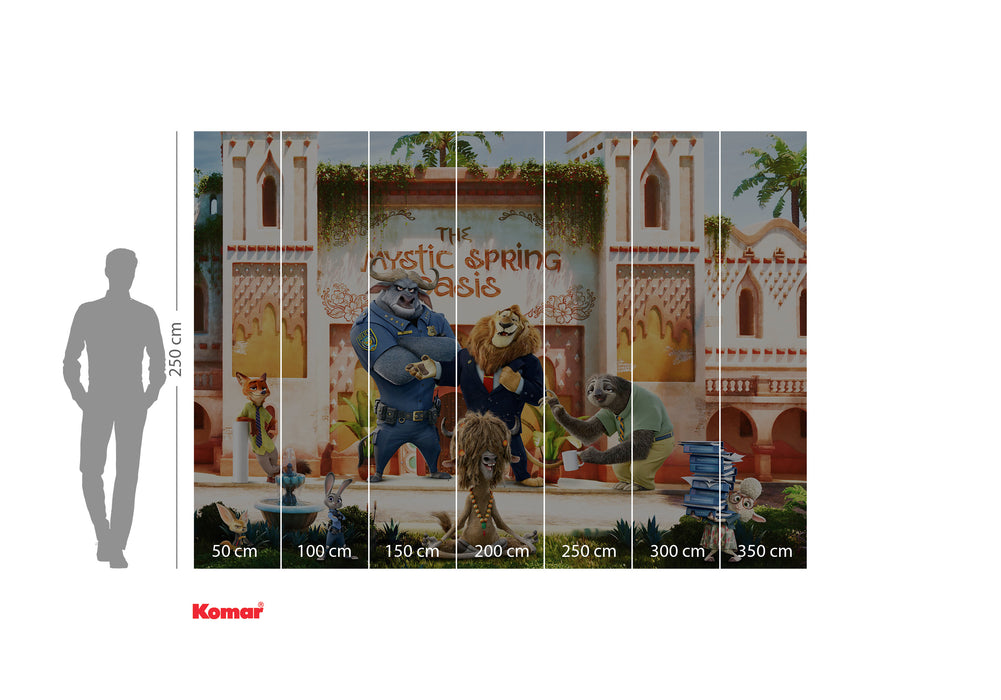 Komar NEU | Digitaldruck Vlies Fototapete - Zoomania - Größe 350 x 250 cm