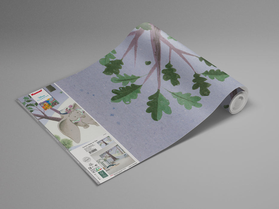 Digitaldruck Vlies Fototapete | Dumbo Sleep on Tree | 400 x 280 cm