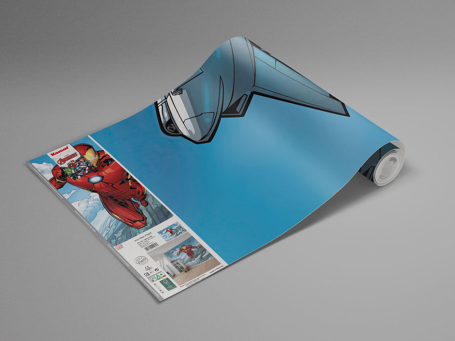 Digitaldruck Vlies Fototapete | Iron Man Flight | 400 x 280 cm