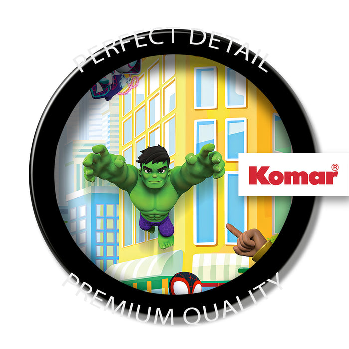 Komar NEU | Digitaldruck Vlies Fototapete - Spidey Sightseeing Tour with Friends - Größe 400 x 250 cm