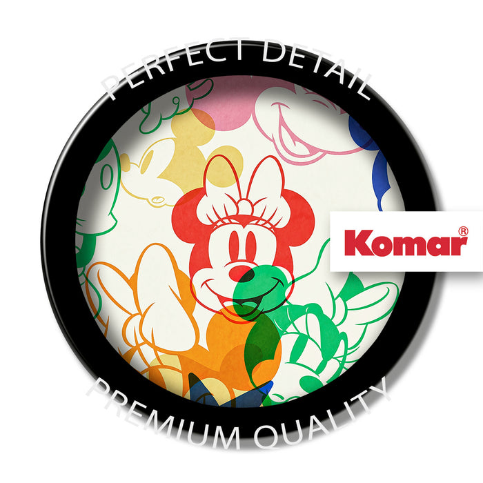 Komar NEU | Digitaldruck Vlies Fototapete - Mickey and Minnie Mixture - Größe 400 x 250 cm
