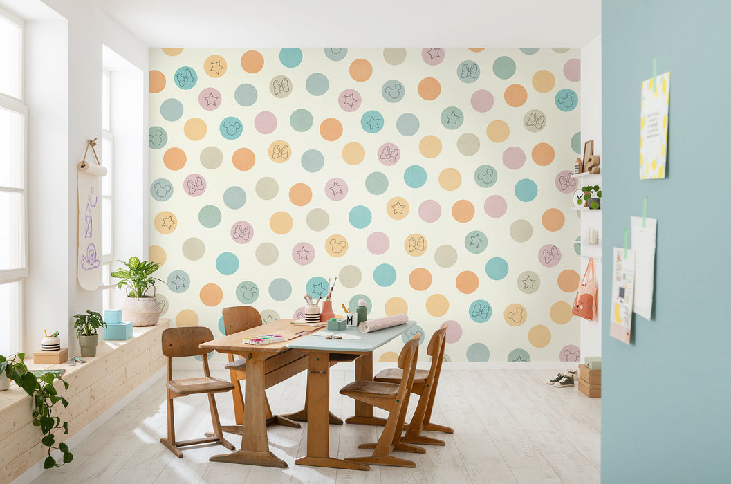 Digitaldruck Vlies Fototapete | Disney Pastel Confetti | 400 x 250 cm