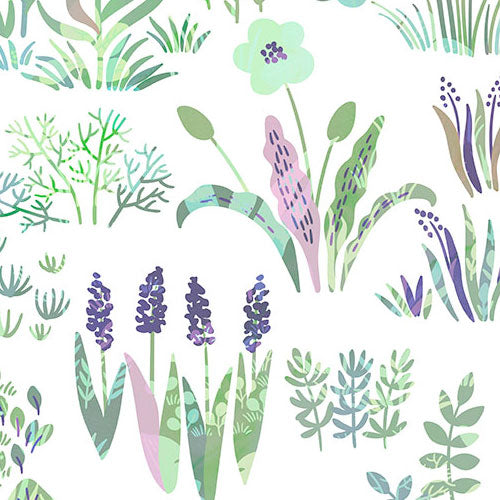 Digitaldruck Vlies Fototapete | Flower Farm | 200 x 280 cm