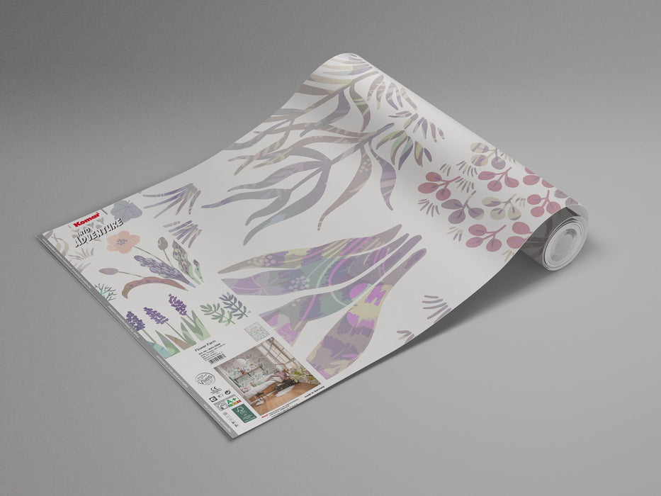 Digitaldruck Vlies Fototapete | Flower Farm | 200 x 280 cm