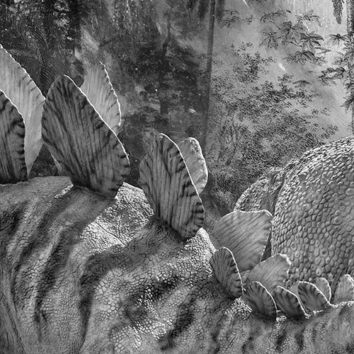 Digitaldruck Vlies Fototapete | Jurassic Waterfall | 200 x 280 cm
