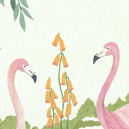 Digitaldruck Vlies Fototapete | Flamingo Vibes | 200 x 280 cm