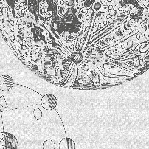 Digitaldruck Vlies Fototapete | Cosmos Sketch | 300 x 280 cm