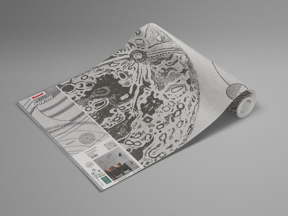 Digitaldruck Vlies Fototapete | Cosmos Sketch | 300 x 280 cm