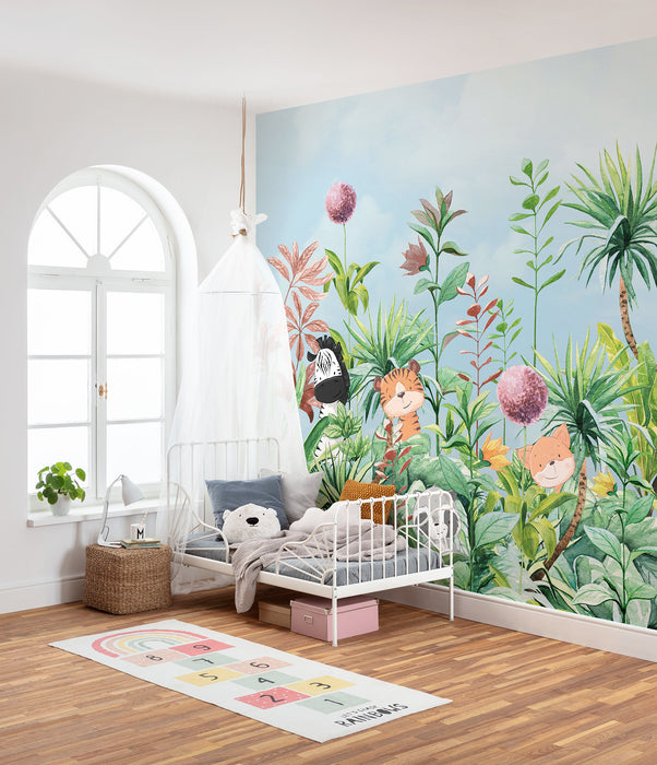 Digitaldruck Vlies Fototapete | First Day of School | 300 x 250 cm