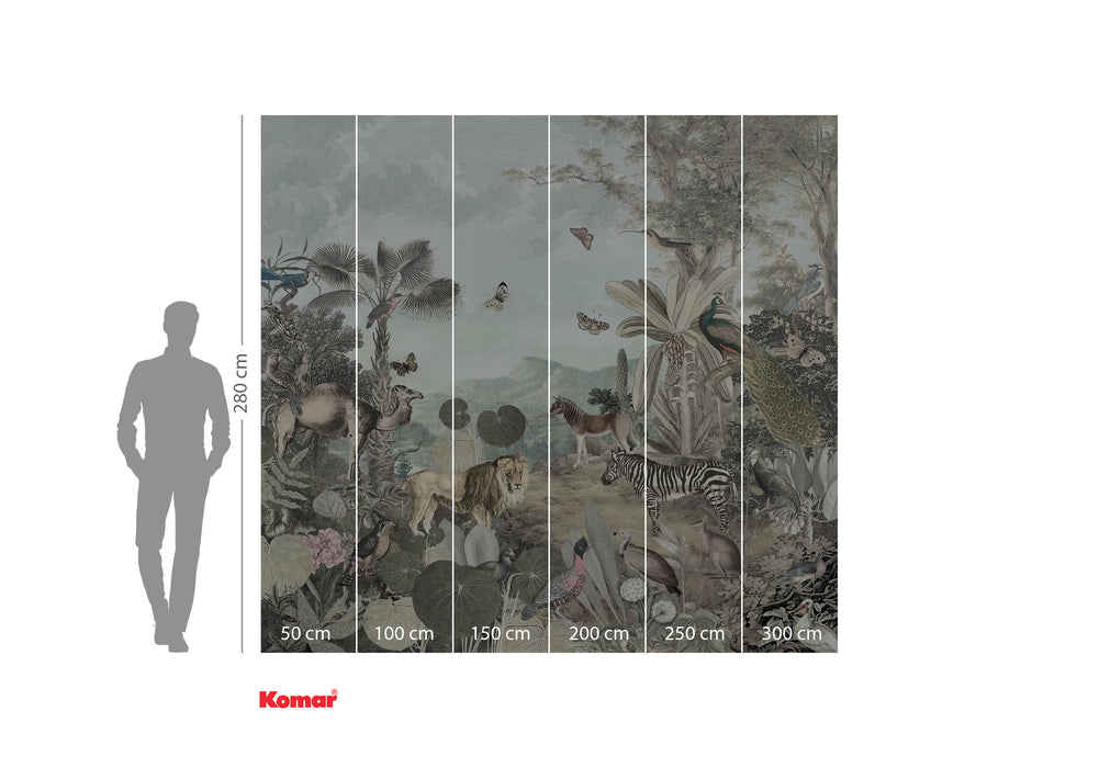 Komar NEU | Digitaldruck Vlies Fototapete - Peace and Harmony - Größe 300 x 280 cm