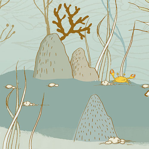 Digitaldruck Vlies Fototapete | Mermaids | 350 x 280 cm