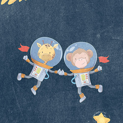 Digitaldruck Vlies Fototapete | Friends in Space | 350 x 280 cm