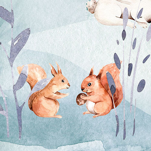 Digitaldruck Vlies Fototapete | Animal Sleepover | 350 x 280 cm