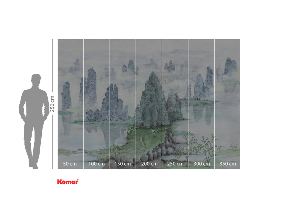 Komar NEU | Digitaldruck Vlies Fototapete - Fairyland - Größe 350 x 250 cm