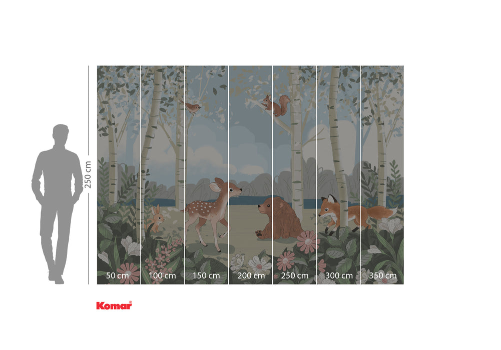 Komar NEU | Digitaldruck Vlies Fototapete - Today's Story - Größe 350 x 250 cm