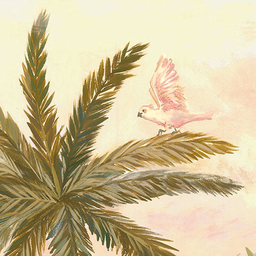 Digitaldruck Vlies Fototapete | Tropical Vintage Garden | 400 x 280 cm