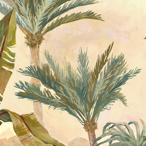 Digitaldruck Vlies Fototapete | Tropical Vintage Garden | 400 x 280 cm
