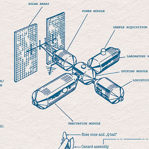 Digitaldruck Vlies Fototapete | Spacecraft Architecture | 400 x 280 cm