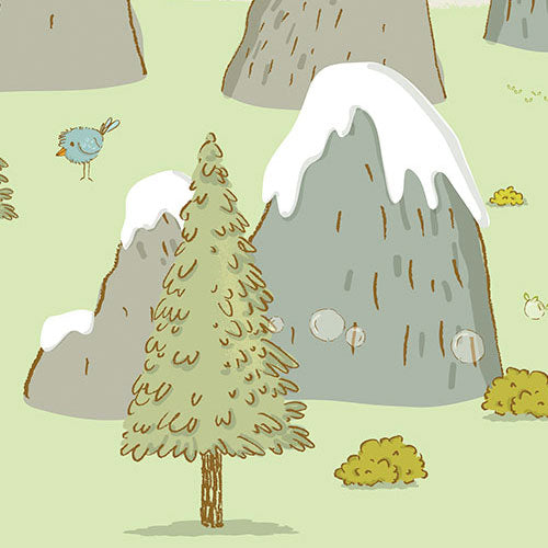 Digitaldruck Vlies Fototapete | Mountain Traveler | 400 x 280 cm