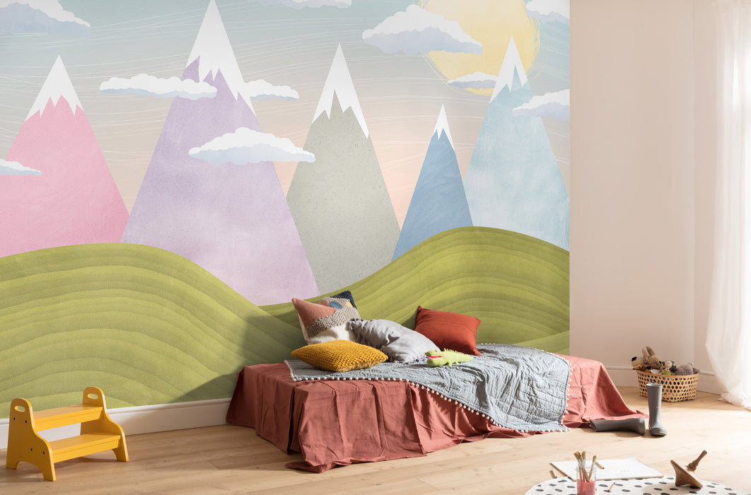 Digitaldruck Vlies Fototapete | Hilltops | 400 x 280 cm
