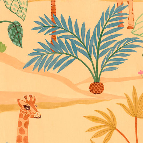 Digitaldruck Vlies Fototapete | Giraffe Crew | 400 x 280 cm