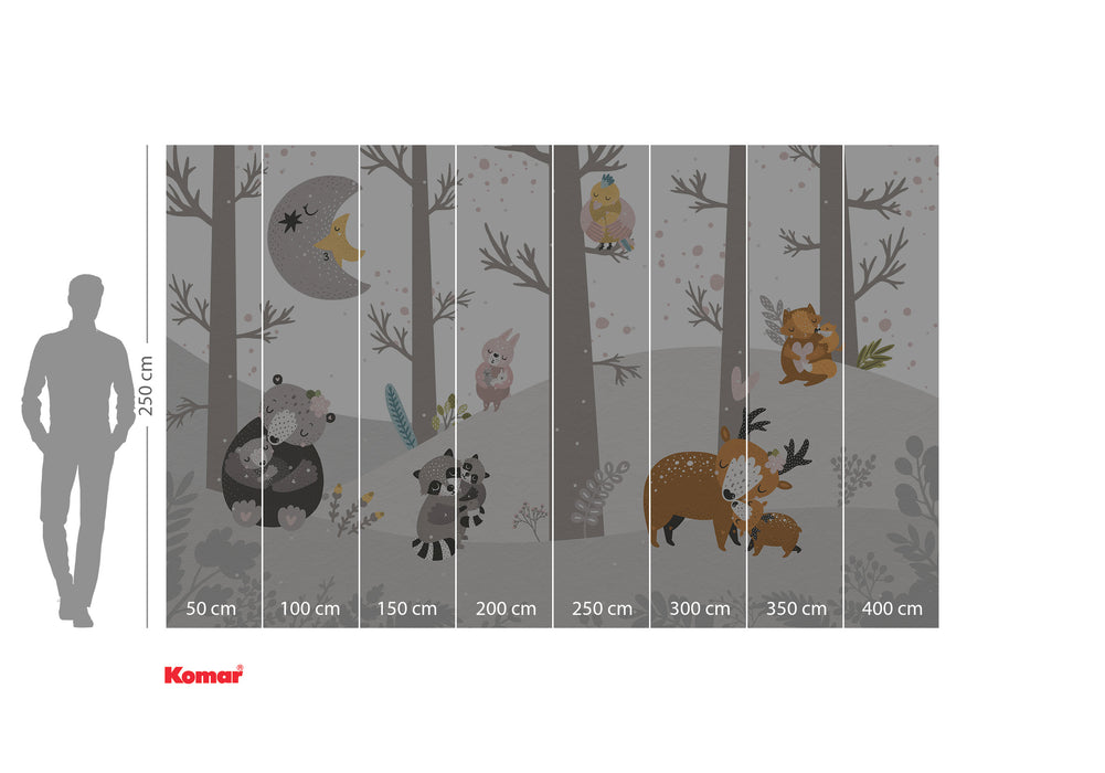 Komar NEU | Digitaldruck Vlies Fototapete - Little Darling - Größe 400 x 250 cm