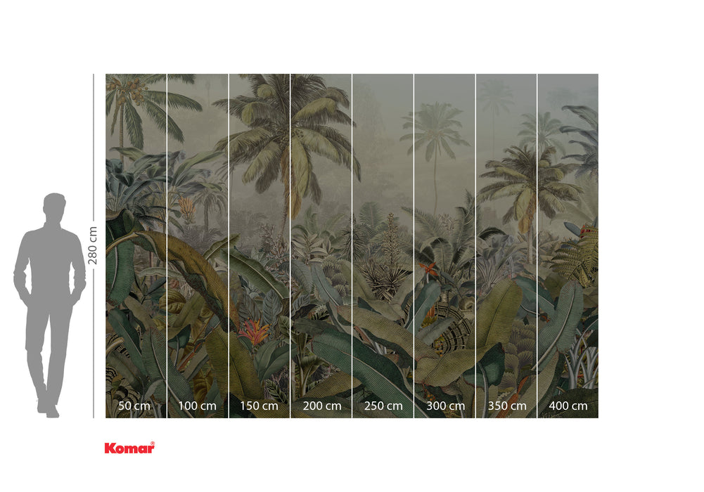 Komar NEU | Digitaldruck Vlies Fototapete - Untouched Nature - Größe 400 x 280 cm